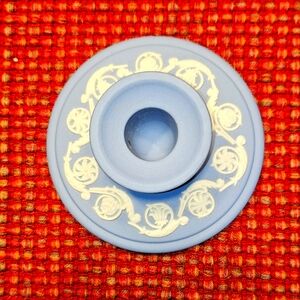 Wedgewood, Blue Jasper, Candlestick